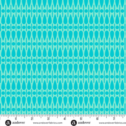 Sun Print 2024 Scatter in Aqua - Mercury Craft Co.