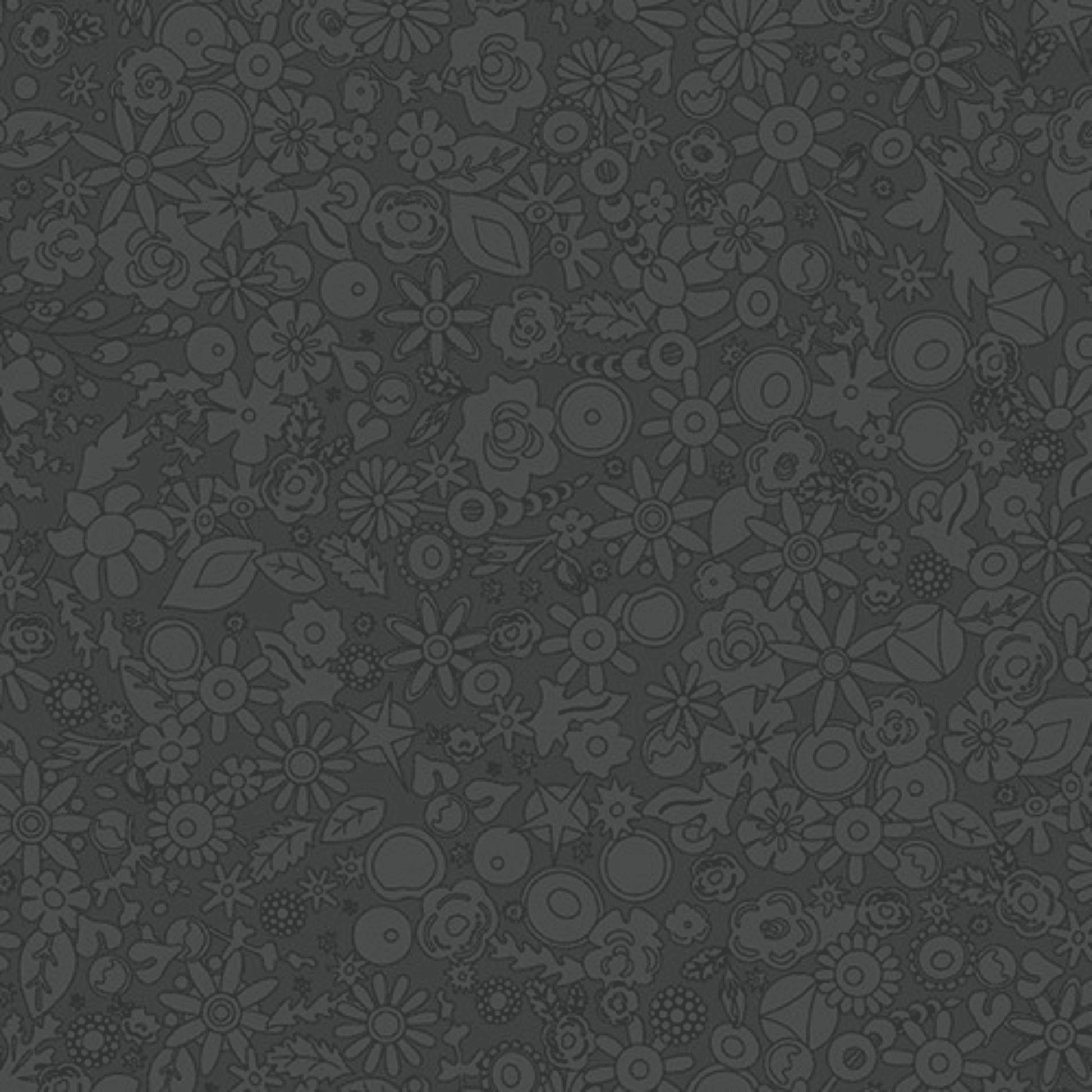 Sun Print 2024 Woodland in Charcoal - Mercury Craft Co.