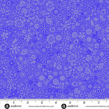 Sun Print 2024 Woodland in Iris - Mercury Craft Co.