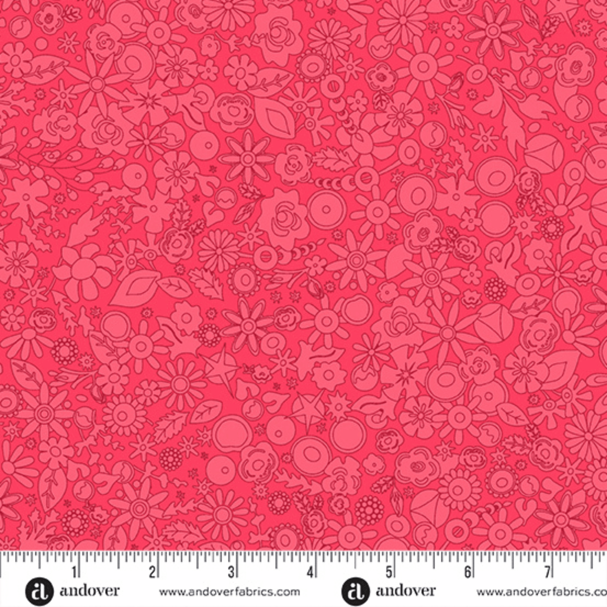 Sun Print 2024 Woodland in Strawberry - Mercury Craft Co.