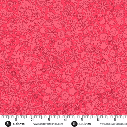 Sun Print 2024 Woodland in Strawberry - Mercury Craft Co.