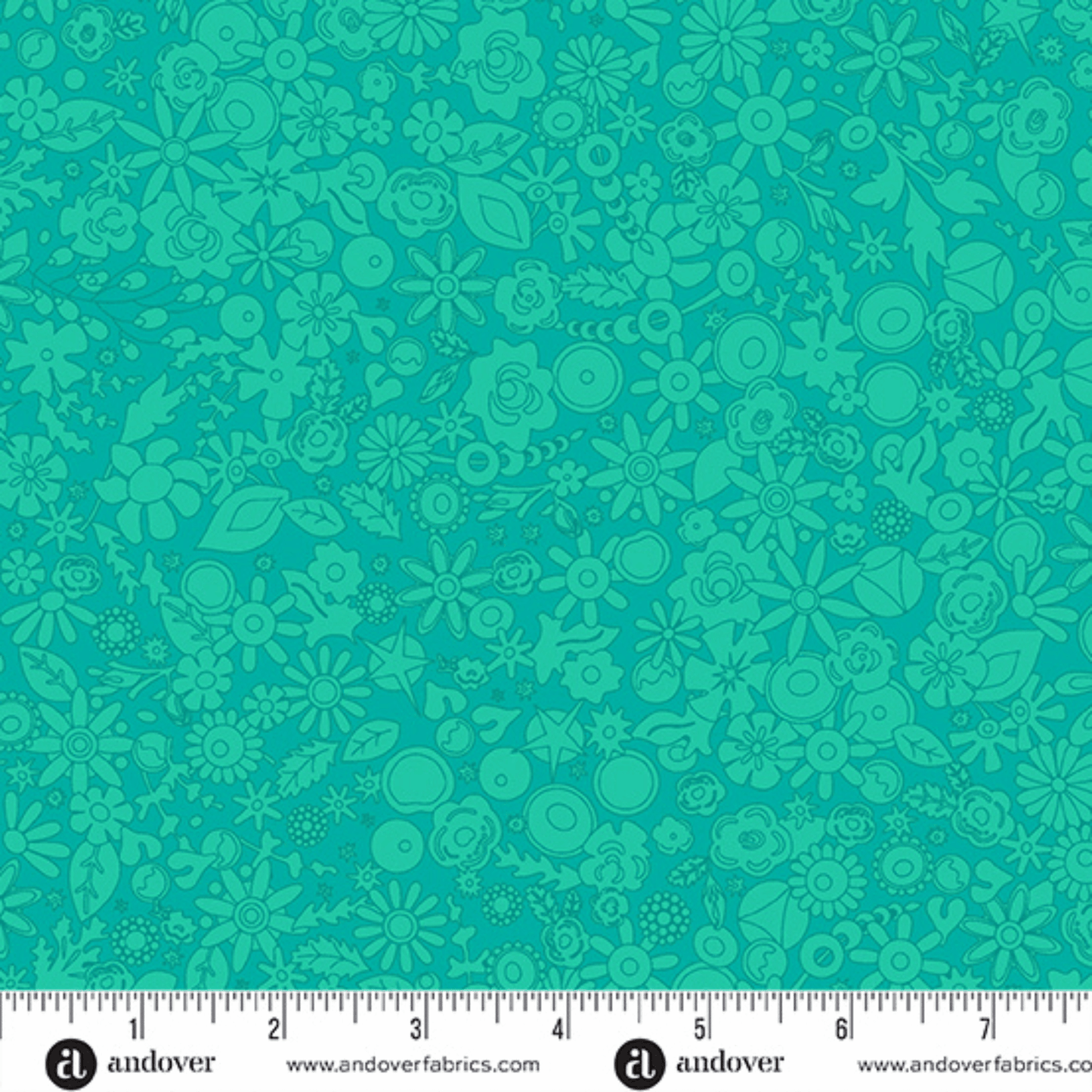 Sun Print 2024 Woodland in Teal - Mercury Craft Co.