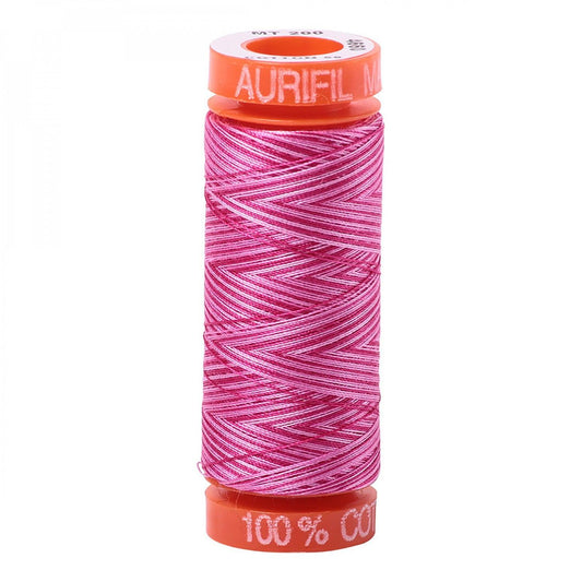 Aurifil Pink Taffy #4660 50wt 220yds Fil panaché