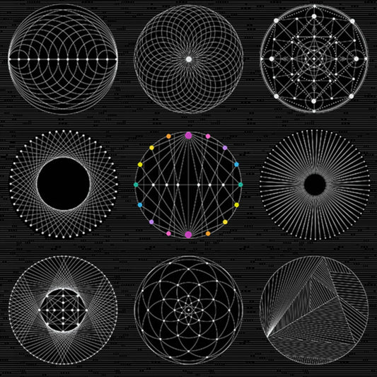 40 Hypotrochoid 108" Wide Back in Night
