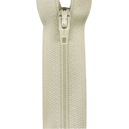 All-Purpose 9" Polyester Coil Zipper in Natural