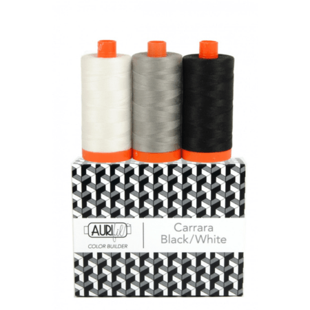 Aurifil Color Builders - Noir Carrare/Blanc