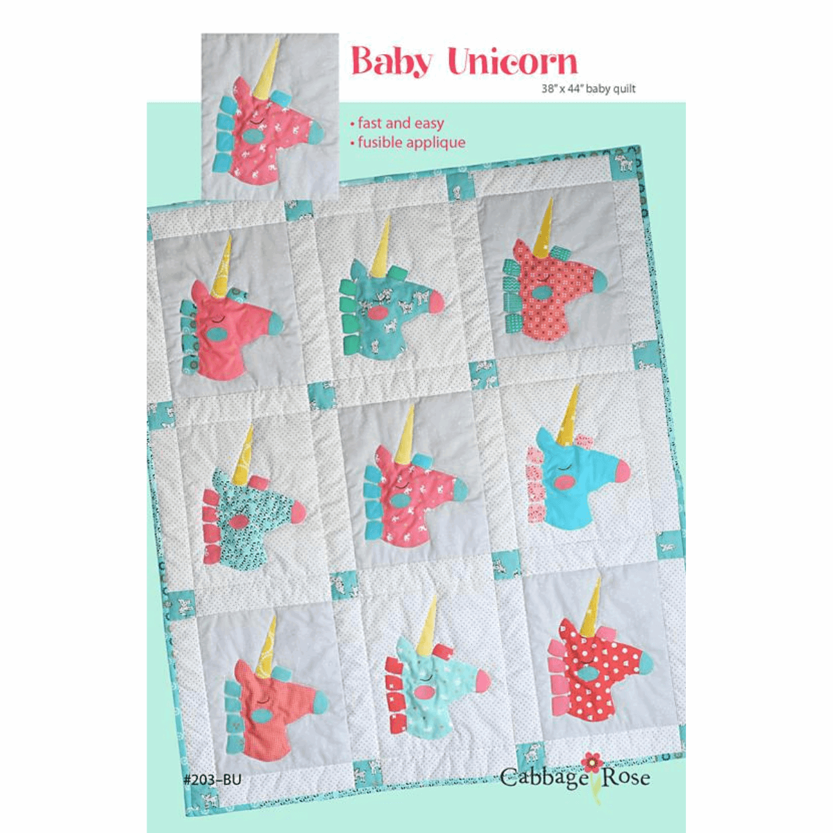 Baby Unicorn Quilt Pattern