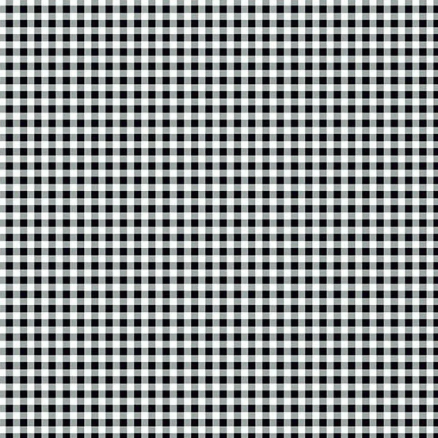 Tiny black and white checkered pattern