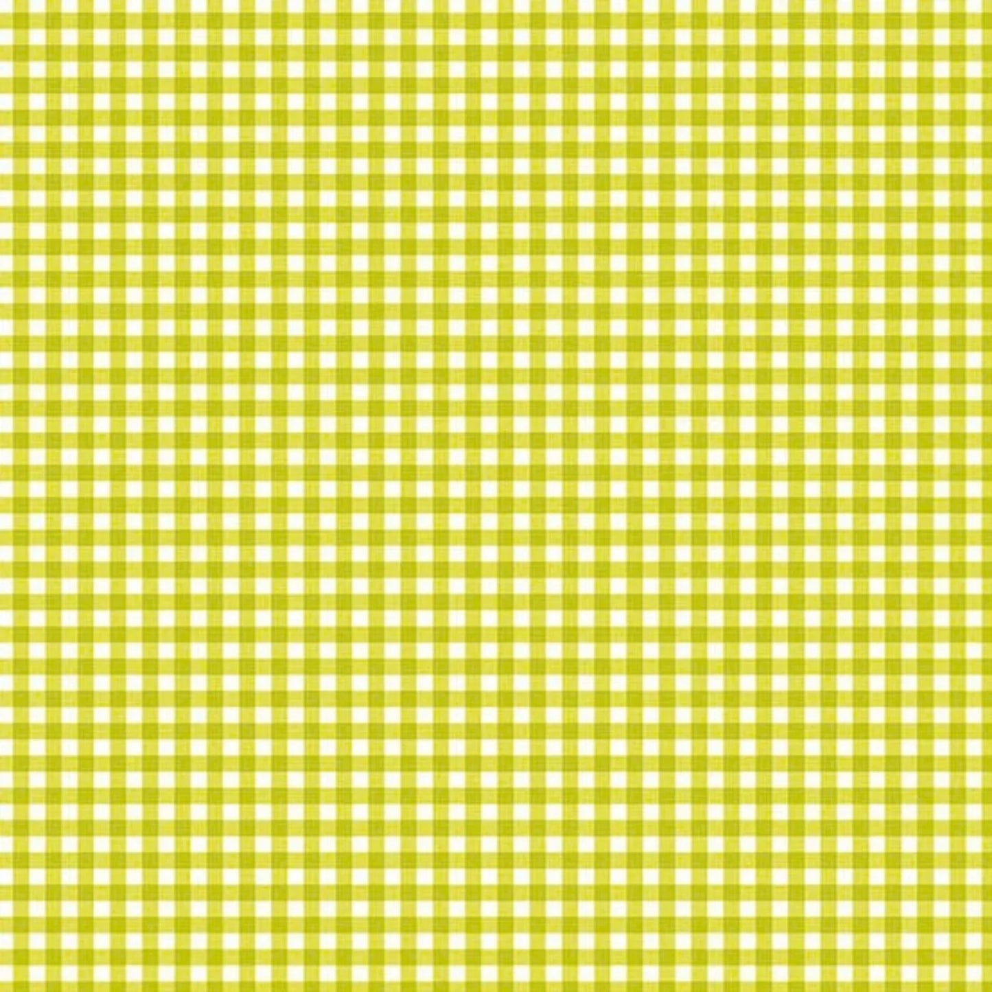 Tiny green and white checkered pattern