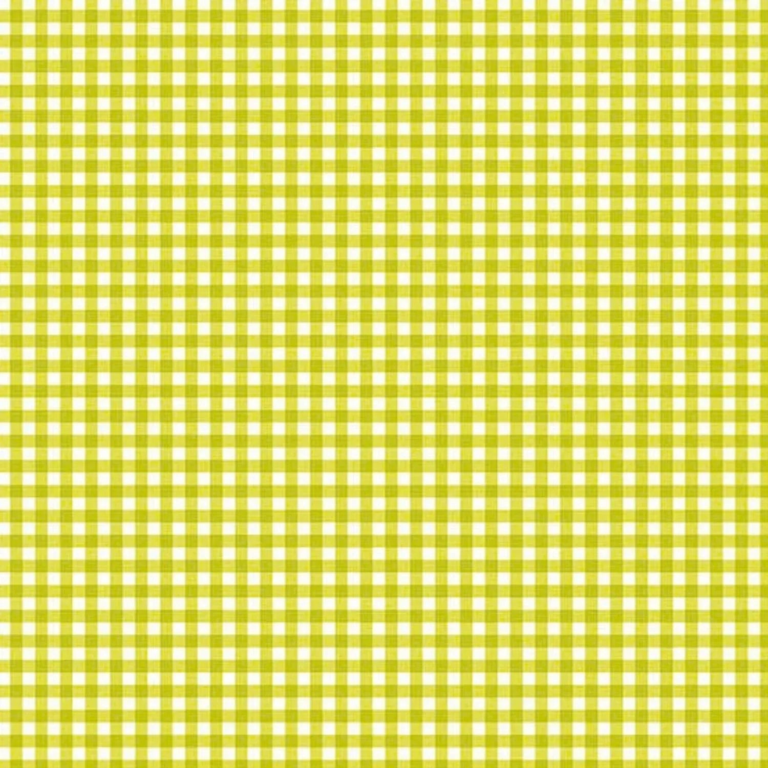 Tiny green and white checkered pattern
