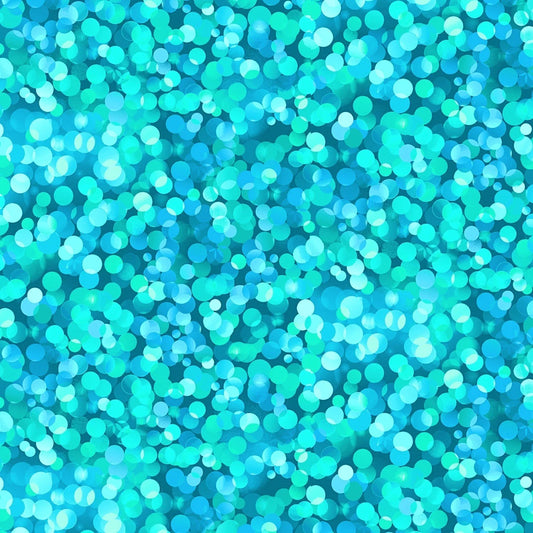 Reflections Aqua Butterfly Magic Dots - Priced/Sold by the Half-Yard