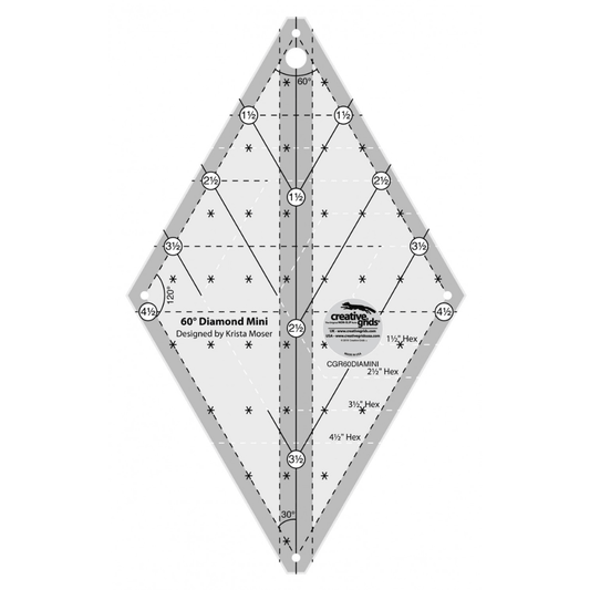 60 Degree Mini Diamond Ruler