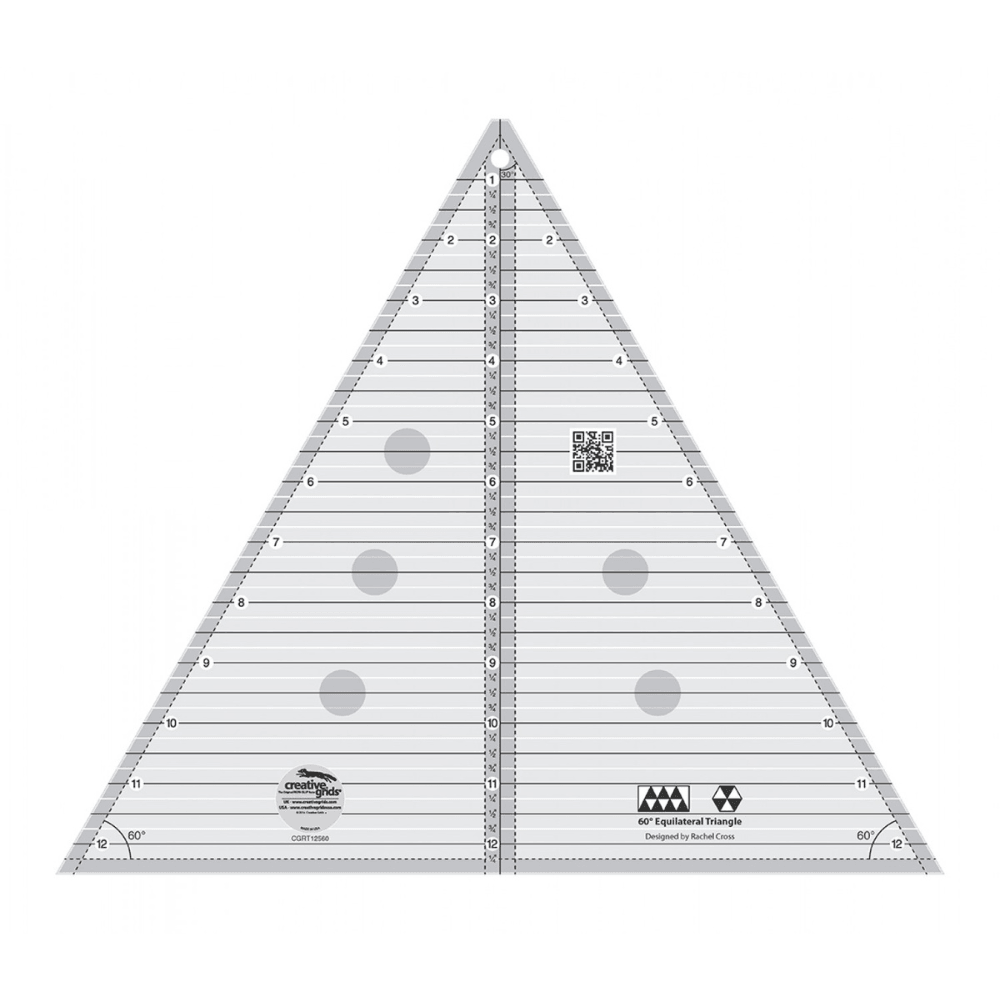 60 Degree Triangle 12 1/2" Ruler