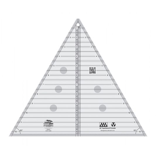 Règle triangulaire de 60 degrés de 12 1/2"