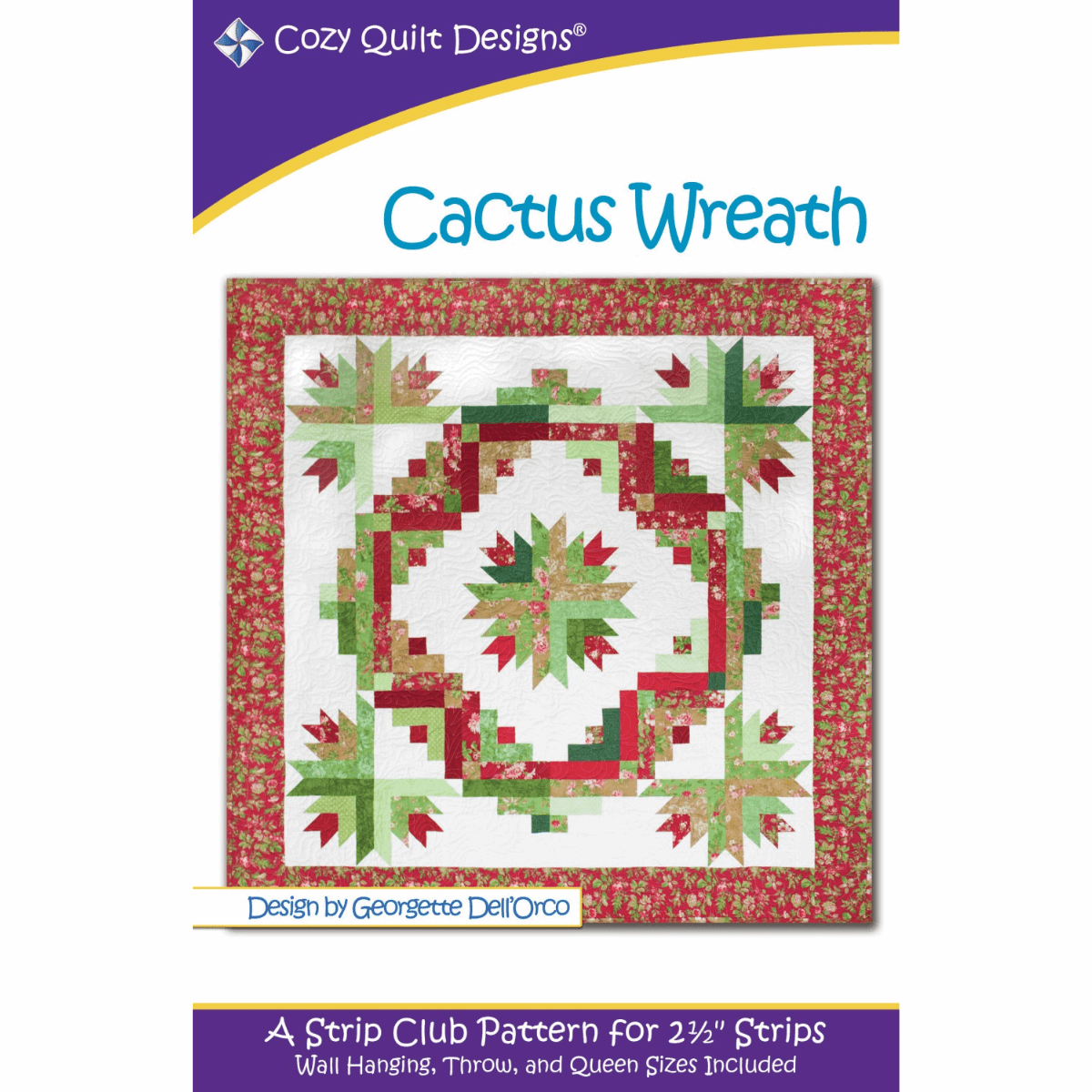 Cactus Wreath Quilt Pattern