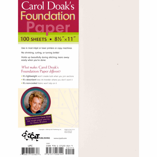 Carol Doak's Foundation Paper