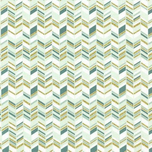 Chloe & Friends Herringbone in Mint