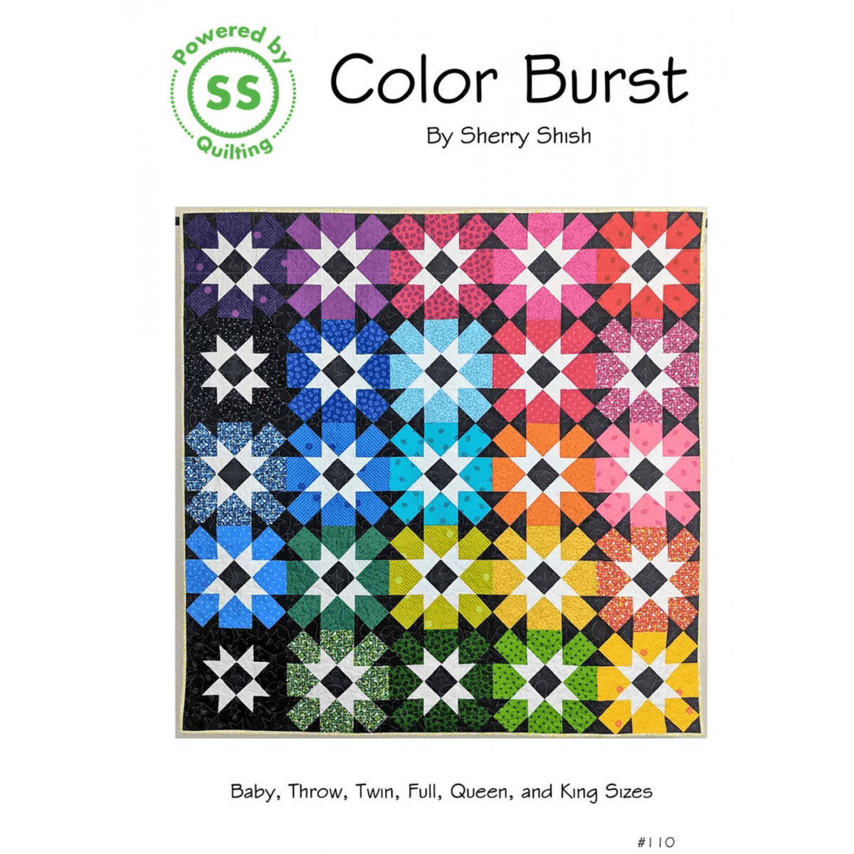 Color Burst Quilt Pattern