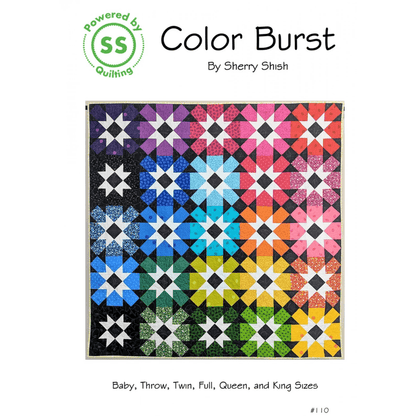 Color Burst Quilt Pattern