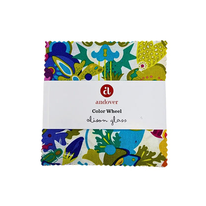 Color Wheel Single Scoop 5" Charm Squares - Mercury Craft Co.