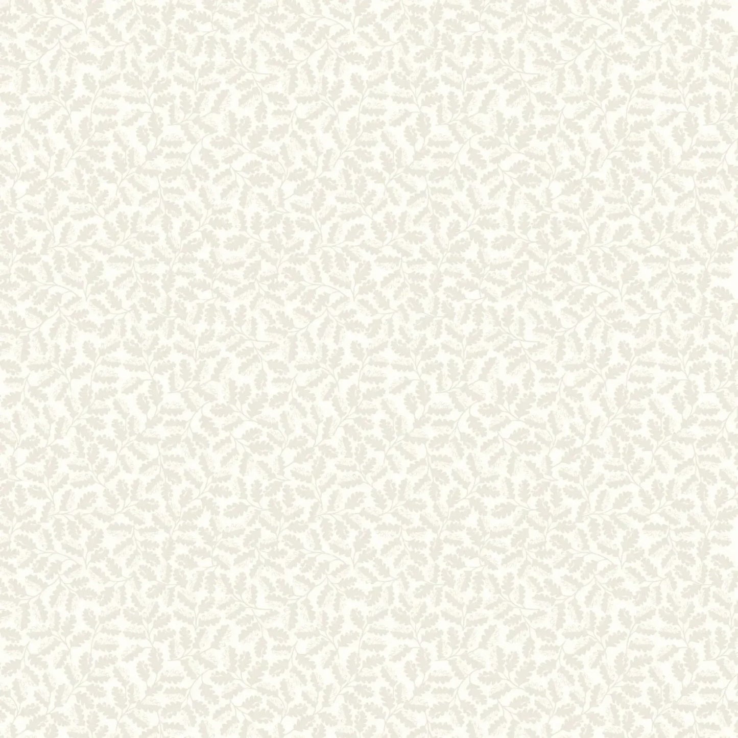 Off-white fabric with tiny leaves and branches