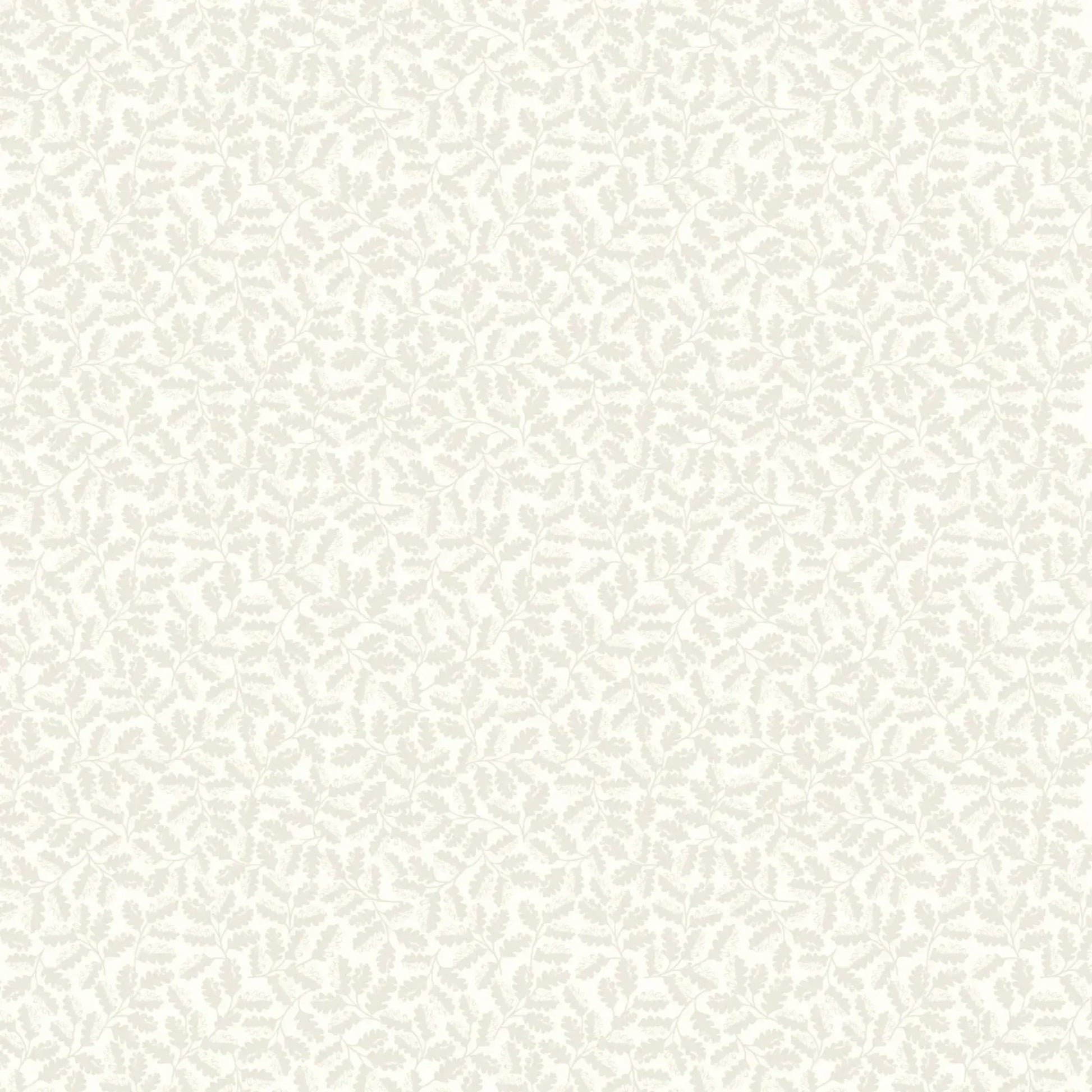 Off-white fabric with tiny leaves and branches