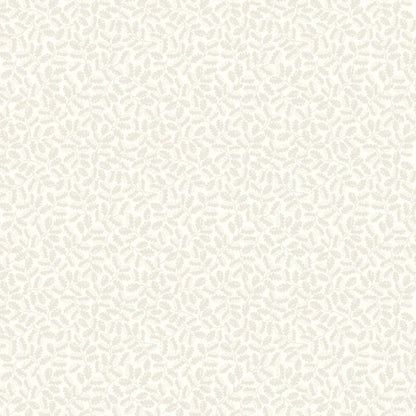 Off-white fabric with tiny leaves and branches