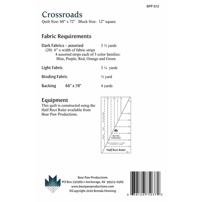 Crossroads Quilt Pattern