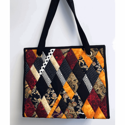 Dancing Diamonds Gem Bag Pattern