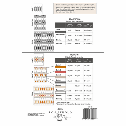 Deco Quilt Pattern