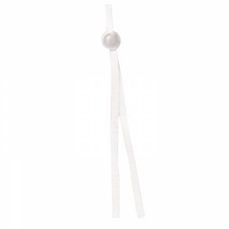 Drawstring Mask Elastic White 6ct