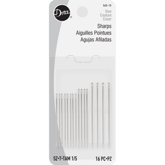 Assorted Sharps Hand Needles - Size 1/5