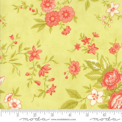 Ella &amp; Ollie Floral Meadow en manzana - Pieza remanente de 9"