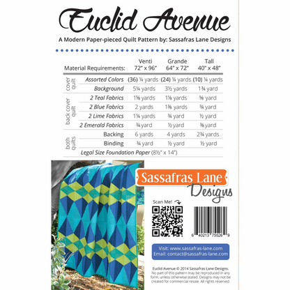 Euclid Avenue Quilt Pattern