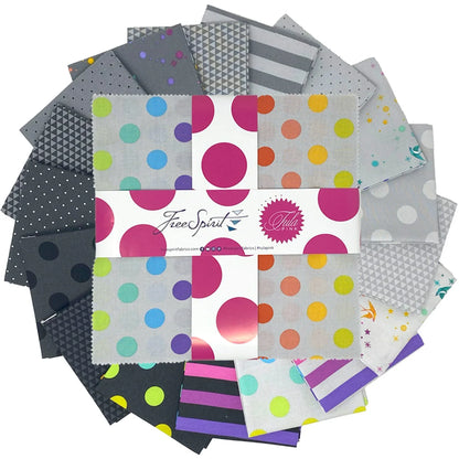 True Colors - Graywork 10" Squares