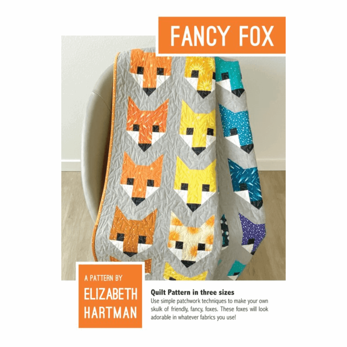 Fancy Fox Quilt Pattern - Mercury Craft Co.