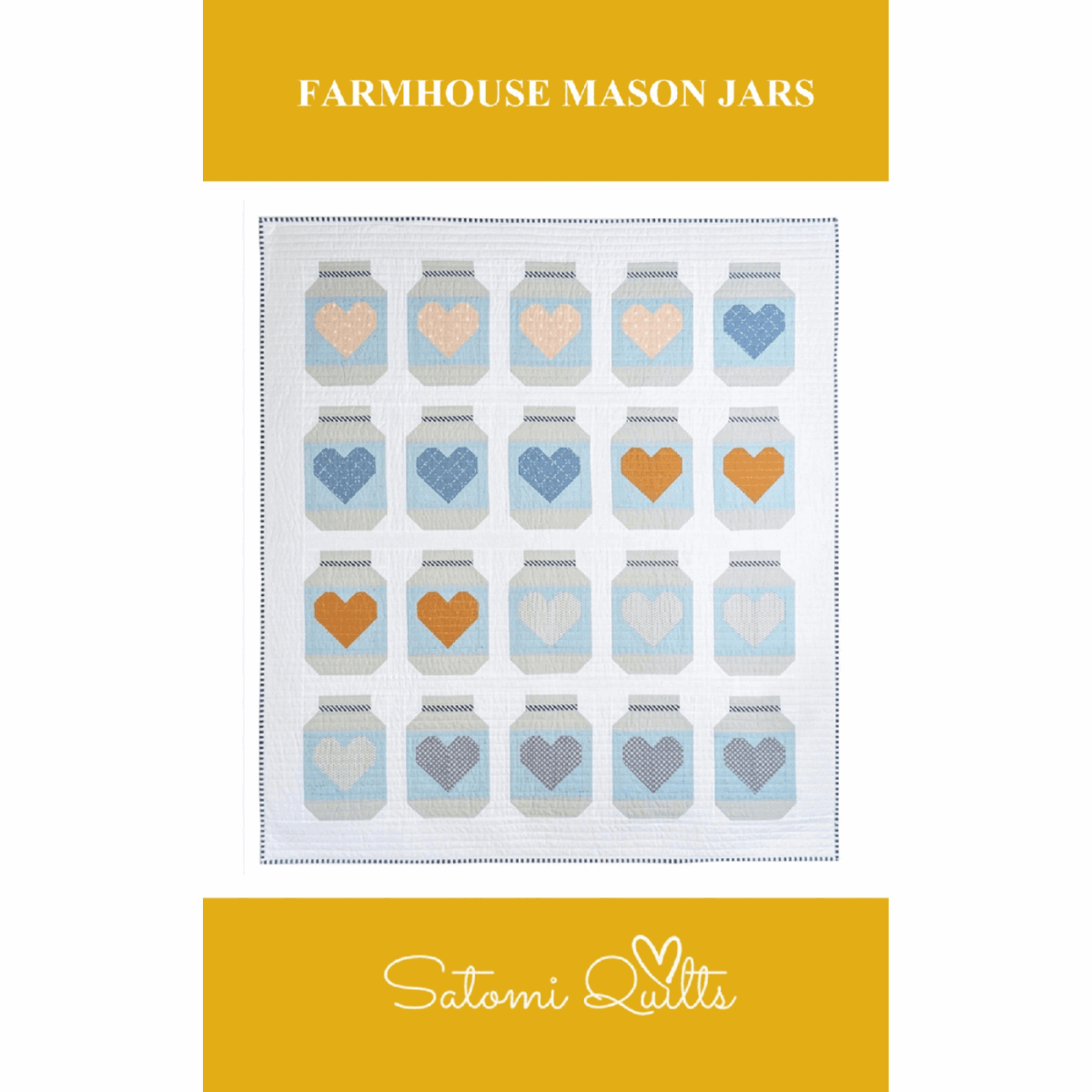 Farmhouse Mason Jars Pattern