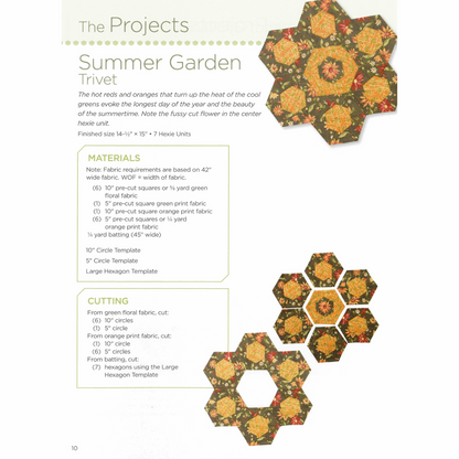 Fast-Fold Hexies from Precuts & Stash - Softcover