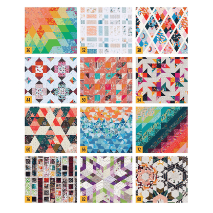 Edredones de patchwork Fat Quarter - Tapa blanda