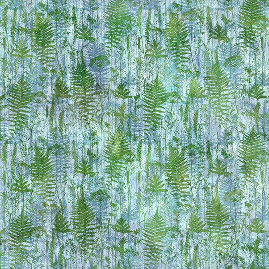 Haven Ferns in Blue