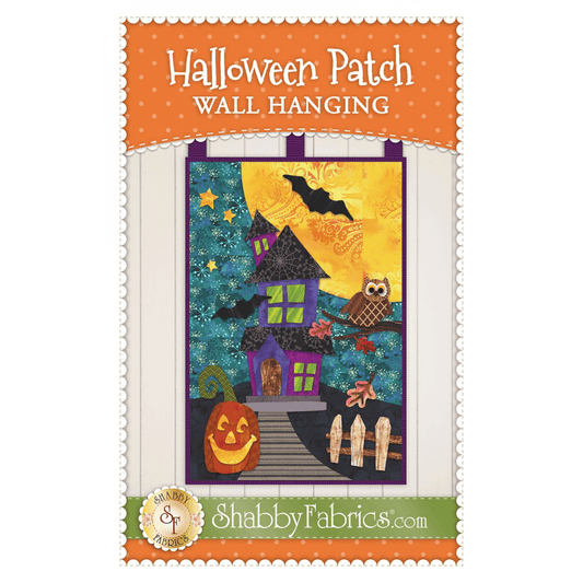 Modèle de décoration murale avec patch d'Halloween