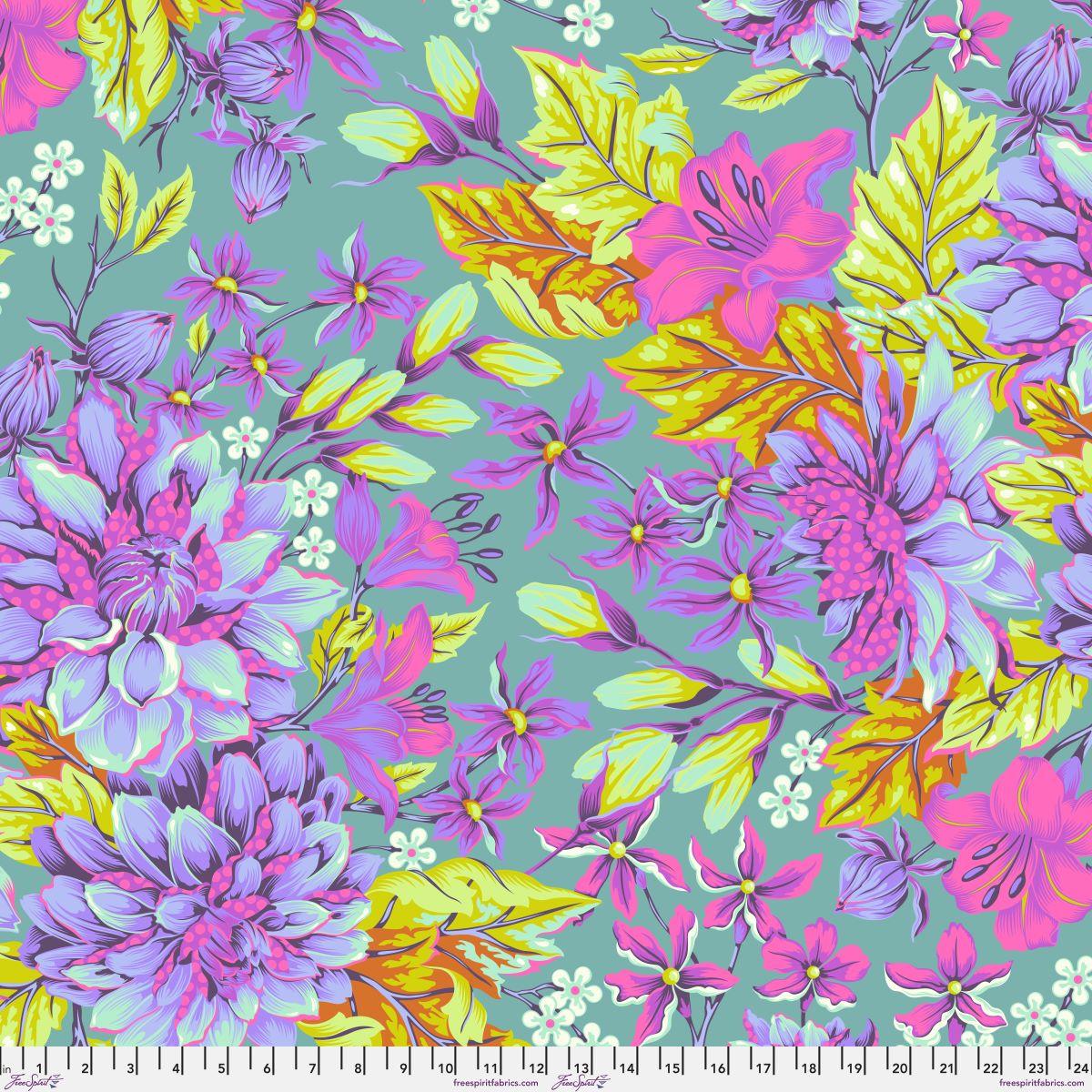 Untamed Hello Dahlia 108" Wide Back in Cosmic - Mercury Craft Co.