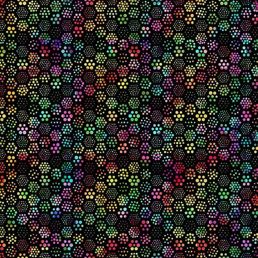 A Groovy Garden Hex in Multicolor