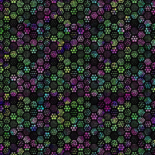 A Groovy Garden Hex in Purple