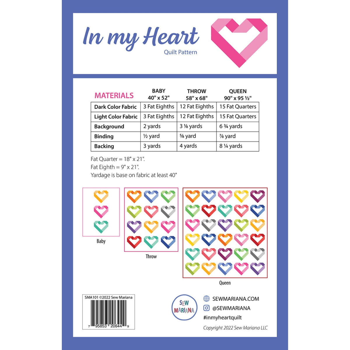 In My Heart Quilt Pattern