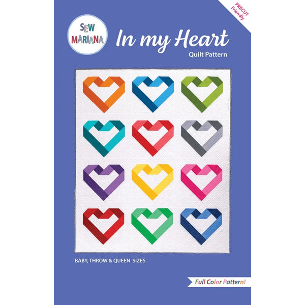 In My Heart Quilt Pattern - Sew Mariana – Mercury Craft Co.