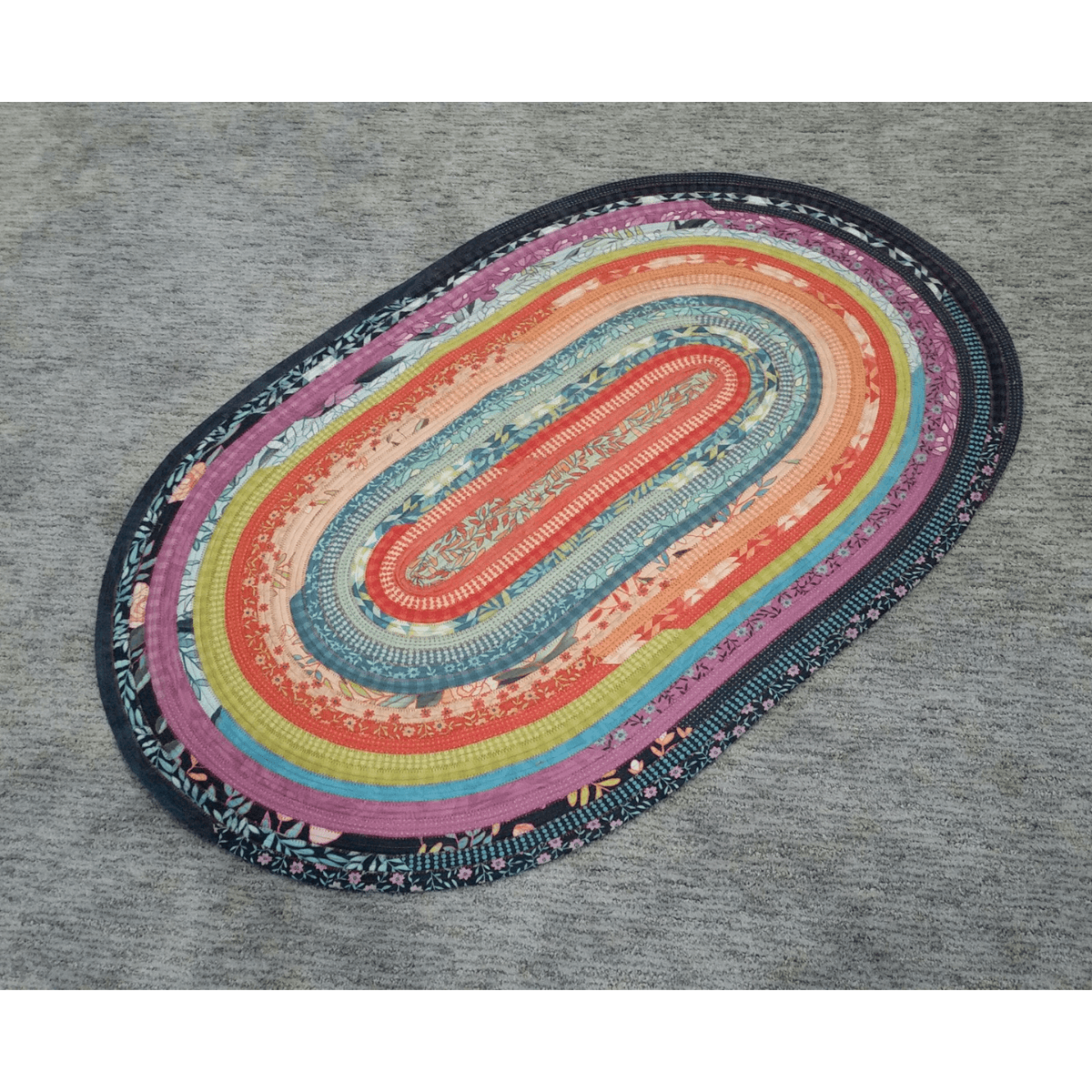 Jelly-Roll Rug Pattern