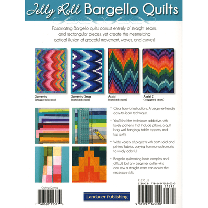 Jelly Roll Bargello Quilts - Softcover - Mercury Craft Co.