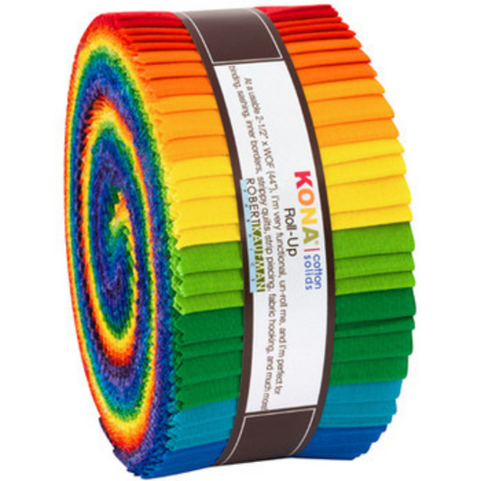 Kona Cotton Bright Rainbow Roll-Up