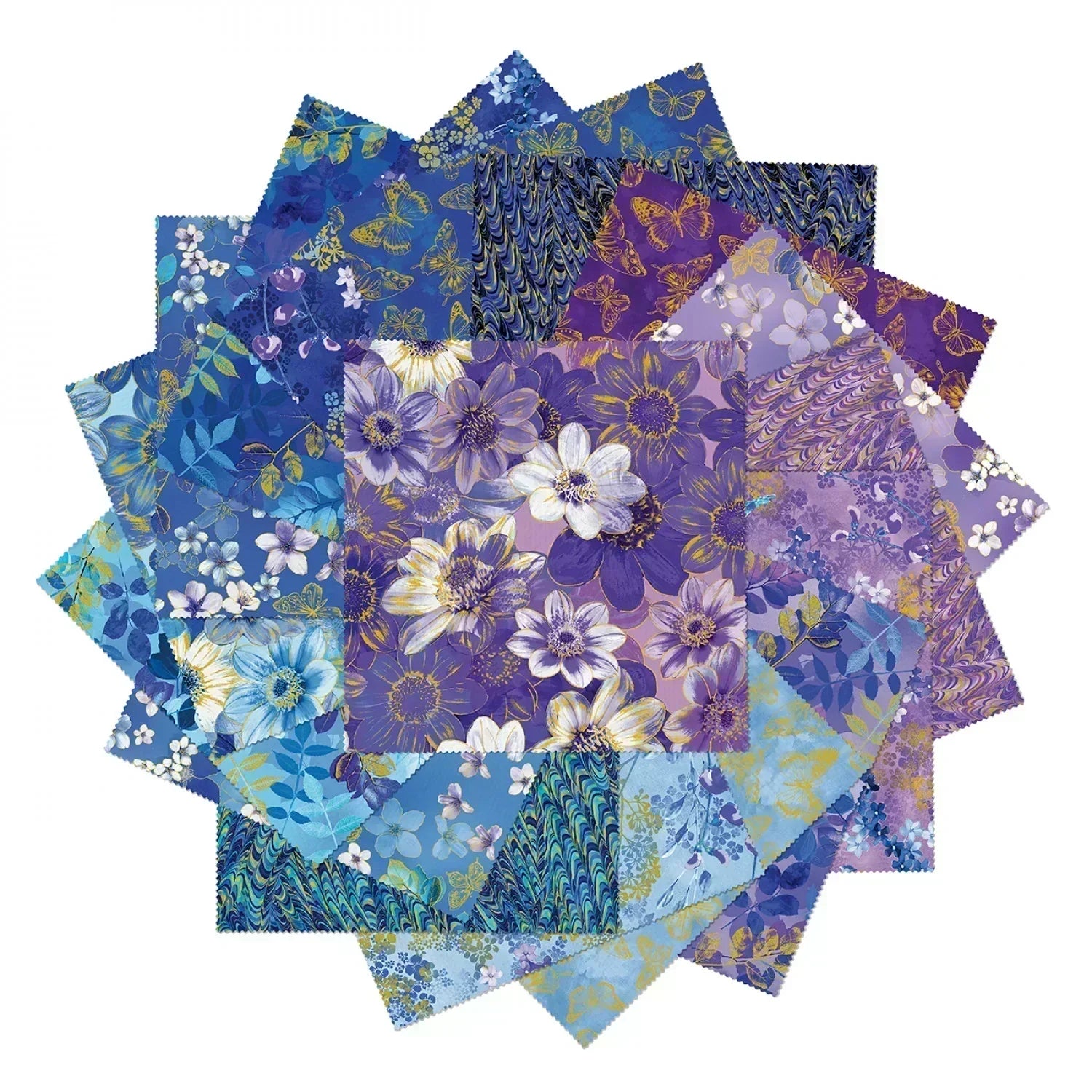 Metallic Impressions 10" Squares - Mercury Craft Co.